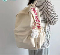 Cặp học sinh cấp 2 lớn nhỏ đơn giản, đa năng Balo du lịch, balo nữ