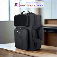 Cặp Học Sinh Cấp 3 Đa Năng Hiệu Bitex B-034 Màu Đen Sang Trọng, Thiết Kế Đa Năng Tích Hợp 4 Tính Năng