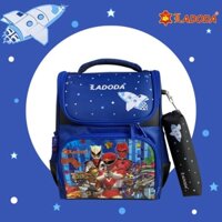 Cặp học sinh chống gù C145 chính hãng Ladoda, tặng hộp xinh đựng bút