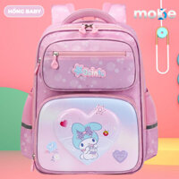 Cặp học sinh MOKE in hình 3D dễ thương chất liệu vải Canvas cứng cáp chống thấm nước khó bám bẩn BL18-119
