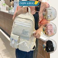 Cặp học sinh nữ cấp 2 cấp 3 dễ thương cute cá tính nhiều ngăn thời trang hàn quốc ulzzang chống thấm nước CX82