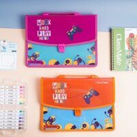 Cặp Học Thêm 2 Ngăn CLASSMATE Thiết Kế Gaming Độc Đáo, Chất Liệu Nhựa Nguyên Sinh An Toàn CL-SB603