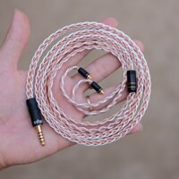 Cáp Hybrid đồng 7N OCC Litz 8x cho IE200,IE300,IE600,IE900, AKG N5005