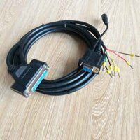 Cáp IO+RS232 50142347-001 kết nối máy đọc mã vạch băng chuyền Honeywell HF80 Rs232 cable Db25 pin female to Db9 Pin female and DC power 5v Length 3M