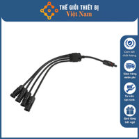 Cặp Jack Kết Nối Phân Nhánh Chữ Y MC4 2 Đầu Ra 1 M/M/F Và F/F/M Cút Nối Chuyên Dụng Cho Cáp Năng Lượng Mặt Trời