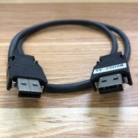 Cáp JEPMC-W6002-A5 , Omron W6002-01 Mechatrolink Cable USB-USB DYDEN E91337 dài 0.5M dùng cho Yaskawa Servo MP2300 CN6AB