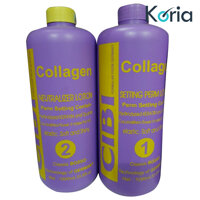 Cặp kem uốn nóng Colagen Cibi mùi thơm