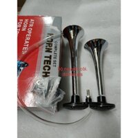cặp kèn hơi 2 loa inox kèm mô tơ mạ crôm 30cm chỉ cần ắc quy 12v24,v
