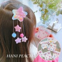 Cặp Kẹp Ghế Sofa Hd1356a16 2023 Màu Gradient Hình Ngôi Sao / Trái Tim Phối Tua Rua Dễ Thương