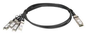 Cáp kết nối 40G QSFP+ to 4-port 10G SFP+ 1 mét D-Link DEM-CB100QXS-4XS