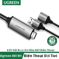 Cáp Kết Nối Điện Thoại với Tivi / Máy chiếu Hỗ trợ Full-HD 1080p Cao Cấp UGREEN 50291