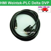 Cáp kết nối HMI Weintek MT6103iP  với PLC Delta DVP