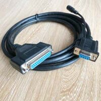 Cáp kết nối máy đọc mã vạch băng chuyền Honeywell HF80 Rs232 cable Db25 pin female to Db9 Pin female and DC power 5v Length 3M