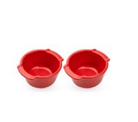 Cặp Khuôn Nướng Ramekin Peugeot Appolia 61852 Ø 11cm Màu Đỏ