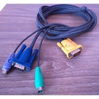 Cáp KVM Switch PS/2 VGA 15-pin M-M