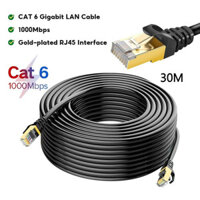 Cáp Lan 30M CAT6 RJ45 Cáp Ethernet UTP ngoài trời Cáp mạng 1000Mbps