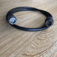 Cáp lập trình Allen-Bradley 1761-CBL-AM00 Connection PLC MICROLOGIX 1000 With 1761-NET-AIC / or SLC 5/04 8 Pin Mini DIN Male to 8 Pin Mini DIN Male