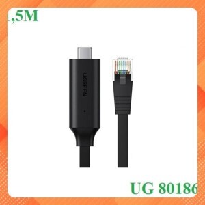 Cáp lập trình Console Type C to RJ45 dài 1.5m FTDI Ugreen 80186