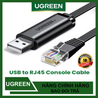 Cáp Lập Trình Console USB To RJ45 FTDI Cao Cấp Ugreen 50773 60813 CM204 Chính Hãng