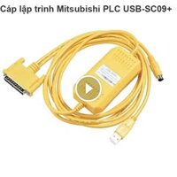 Cáp lập trình Mitsubishi PLC USB-SC09+ USB to RS422 Adapter for MELSEC FX & A PLC