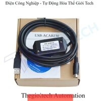 Cáp Lập Trình PLC Delta USB-ACAB230 | USB-DVP ES/EX/EH/EC/SE/SV/SS Series | Chính Hãng, Kết Nối Ổn Định