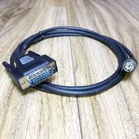 Cáp lập trình truyền thông AFC8523 Rs232 Cable Midi din 5Pin Male to DB15 Male Length 1,8M
