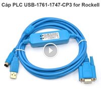 Cáp lập trình USB-1761-1747-CP3 For Rockwell PLC AB 1000/1200/1500 SLC -03/04/05