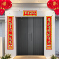 CẶP LIỄN CÂU ĐỐI GIẤY NHUNG & KIM TUYẾN TRONG NGÀY CƯỚI