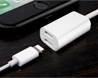 Cáp Lightning 2in1 gồm 01 cổng sạc + 01 âm thanh dùng cho iPhone 7 Plus giá rẻ