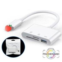 Cáp Lightning – SD, TF, USB 3.0 Cáp OTG chuyển hình ảnh thẻ SD sang iphone cực nhanh