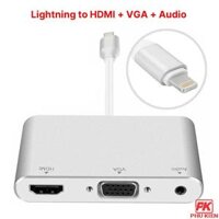Cáp Lightning to HDMI + VGA cho iPhone iPad - Phụ Kiện Công Nghệ