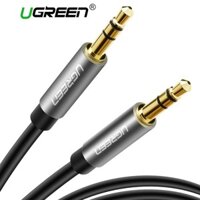 Cáp Loa 2 Đầu 3.5 UGREEN 10733 10734 10735 10736 10737 Dài 1M 1.5M 3M 5M - Dây Loa 1 ra 1, Cáp AV, Audio Chính Hãng