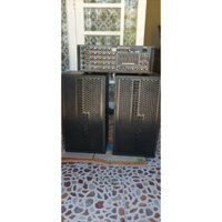 Cặp loa bass 25 thùng ván ép sơn sần mới