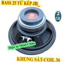 CẶP LOA BASS FULL 25 TỪ KÉP COIL 36 DÙNG CHO LOA KÉO VÀ AMPLI NHỎ - GIÁ 2 LOA