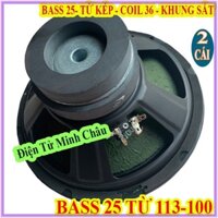 CẶP LOA BASS FULL 25 TỪ KÉP COIL 36 DÙNG CHO LOA KÉO VÀ AMPLI NHỎ - GIÁ 2 LOA