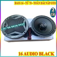 CẶP LOA ĐỒNG TRỤC 16 OTO NHẬP KHẨU - AUDIO BLACK 65E - GỒM CẢ BASS TREBLE - GIÁ 2 LOA