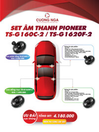 Cặp loa Pioneer TS-G160C-2 / TS-G1620F-2