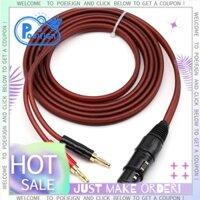 Cáp loa XLR sang Banana, Cáp âm thanh phích cắm chuối kép XLR 3 chân, phích cắm 4mm mạ vàng sang XLR3 Pro HiFi
