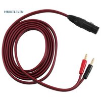 Cáp loa XLR sang Banana, Cáp âm thanh phích cắm chuối kép XLR 3 chân, phích cắm 4mm mạ vàng sang XLR3 Pro HiFi