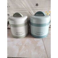 Cặp lồng 2 lớp inox vỏ nhựa chống nóng giữ nhiệt