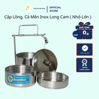 Cặp Lồng, Cà Mên Inox Long Cam ( Nhỏ-Lớn ) Mta-Mart An Toàn, Tiện Lợi, Dễ Vệ Sinh