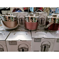 Cặp lồng đựng cơm giữ nhiệt 2 ngăn cooker, cà men đựng cơm inox giữ nhiệt 2-6H dung tích 1.5L