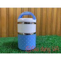 CẶP LỒNG ĐỰNG CƠM VĂN PHÒNG GIỮ NHIỆT 2 TẦNG CÓ QUAI XÁCH TIỆN LỢI