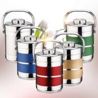Cặp lồng giữ nhiệt 3 ngăn công nghệ Hàn Quốc 1.3L - Cà mèn inox