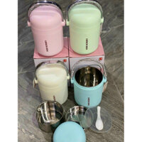 Cặp lồng, hộp cơm giữ nhiệt 2 ngăn Inox 304 LUNCH BOX  1.8 lít