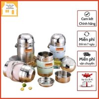 Cặp lồng Inox 304 1,6L / 1.8L nắp bát 3 tầng cao cấp - Cặp lồng giữ nhiệt siêu bền