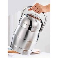 Cặp lồng Inox 304 1,6L nắp bát 3 tầng cao cấp - cặp lồng giữ nhiệt siêu bền