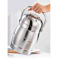 Cặp lồng Inox 304 1,6L nắp bát 3 tầng cao cấp - cặp lồng giữ nhiệt siêu bền