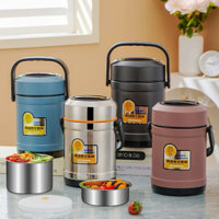 Cặp lồng inox 304 dày siêu giữ nhiệt, chống tràn