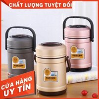 Cặp lồng inox đựng cơm giữ nhiệt cao cấp,cà mèn giữ nhiệt hàn quốc,hộp đựng cơm văn phòng 1500ml